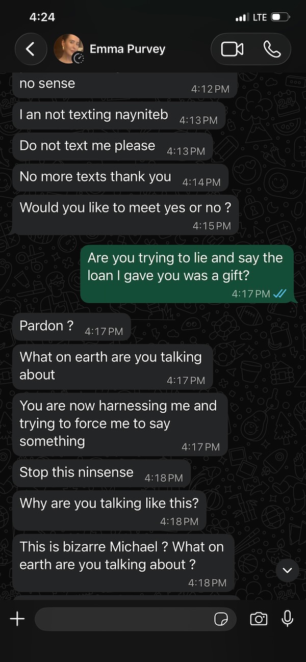 WhatsApp Message