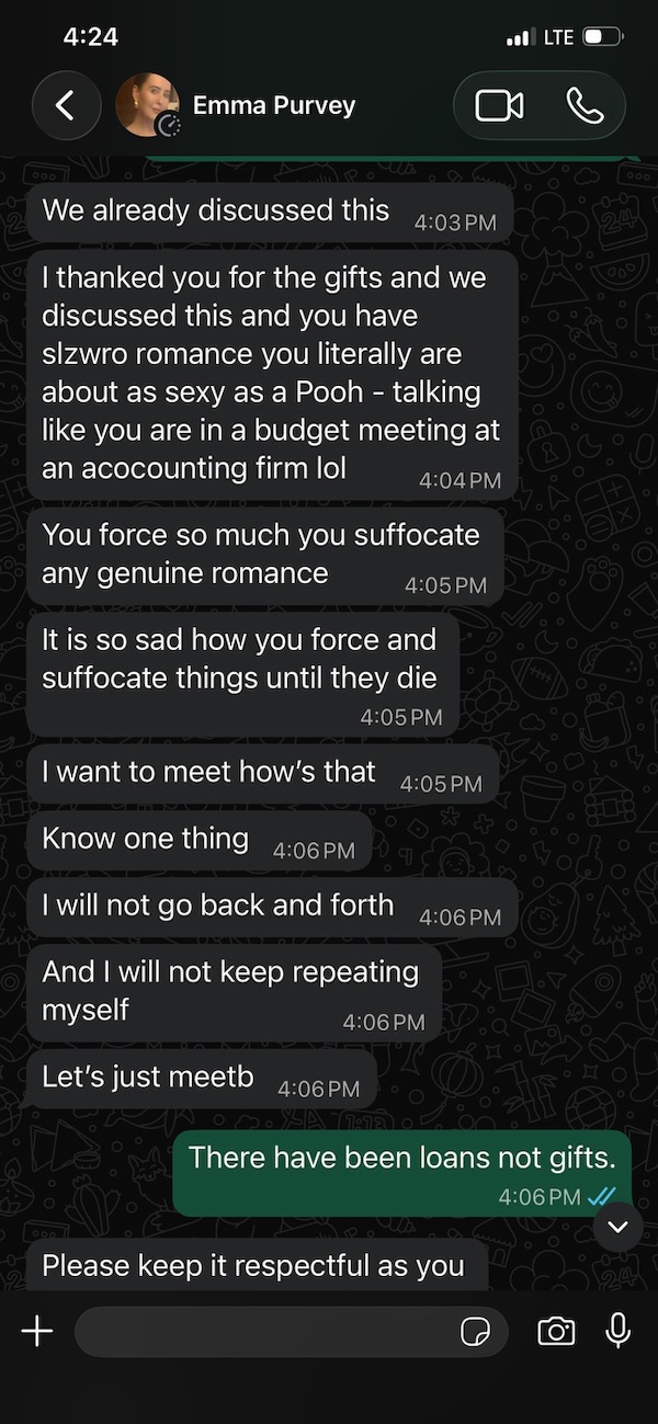WhatsApp Message