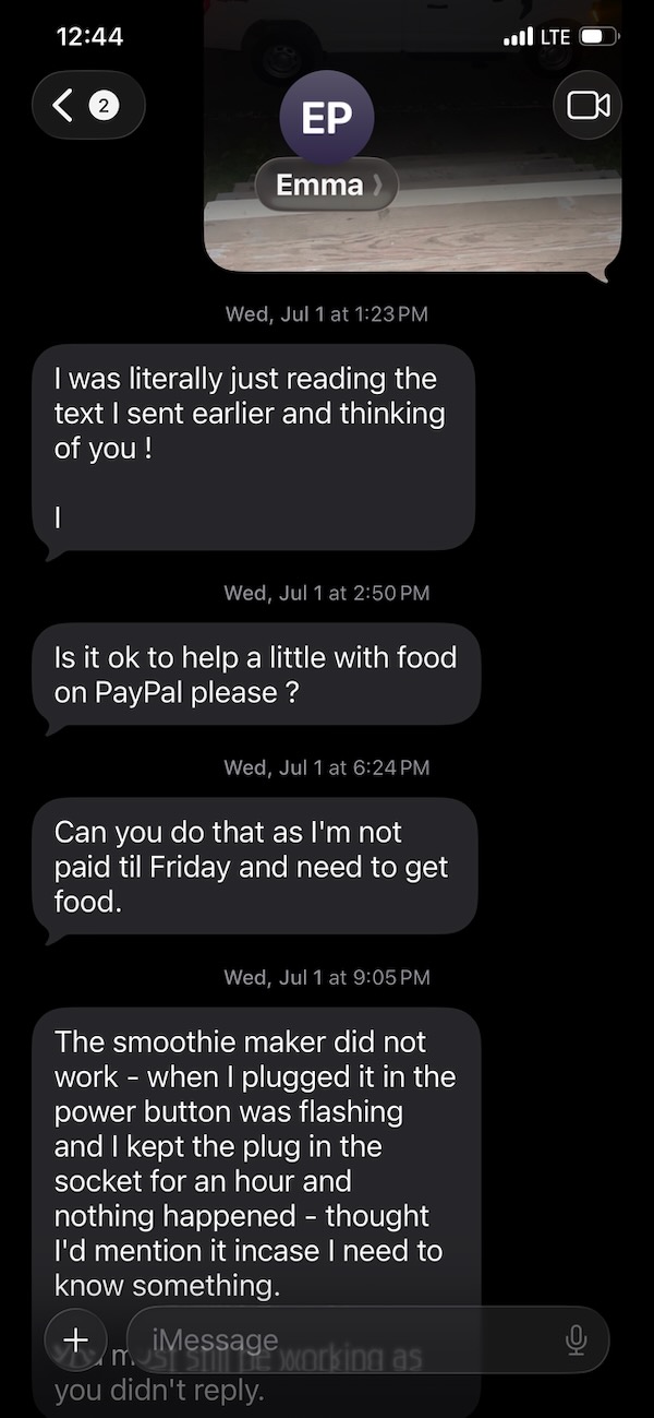 WhatsApp Message